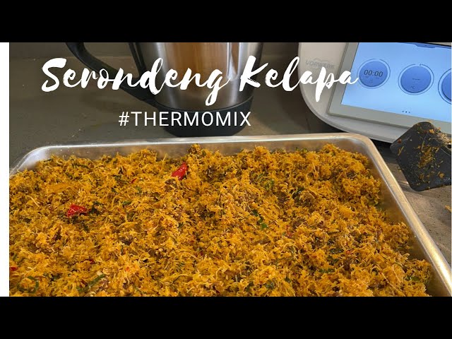Cara Kak Niz masak serondeng kelapa dalam #thermomix | How I cook coconut serondeng in #thermomix