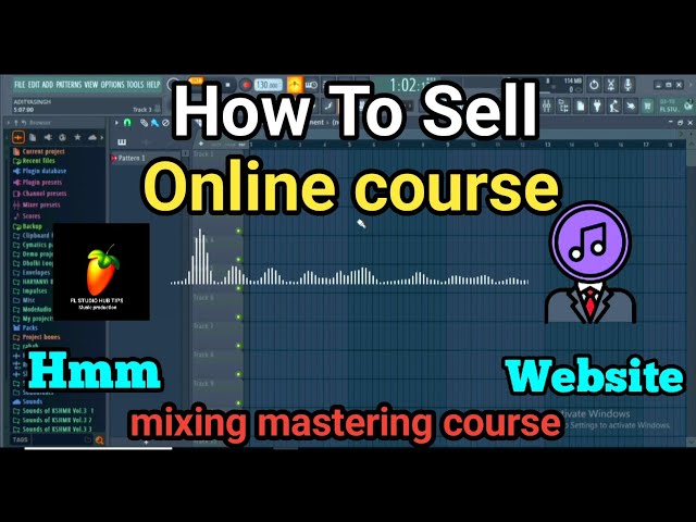 How To Sell Online Courses #flstudiohubtips #flstudio