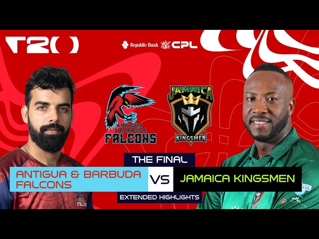 Extended Highlights | FINAL | Antigua & Barbuda Falcons vs Jamaica Kingsmen | CPL 2026