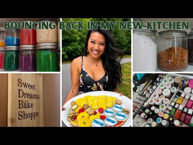 Bouncing Back from Divorce with Baking | My New Kitchen + BBQ Food Themed Sugar Cookie Tutorial