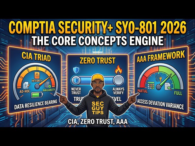 CompTIA Security+ SY0-801: 1.1 Security Concepts and Controls