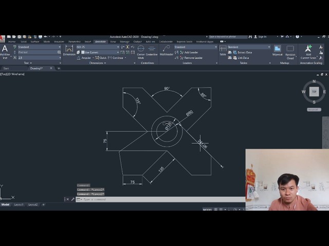 AutoCAD 2D Drawing Practice | Complete Full Course in One Video Part 03