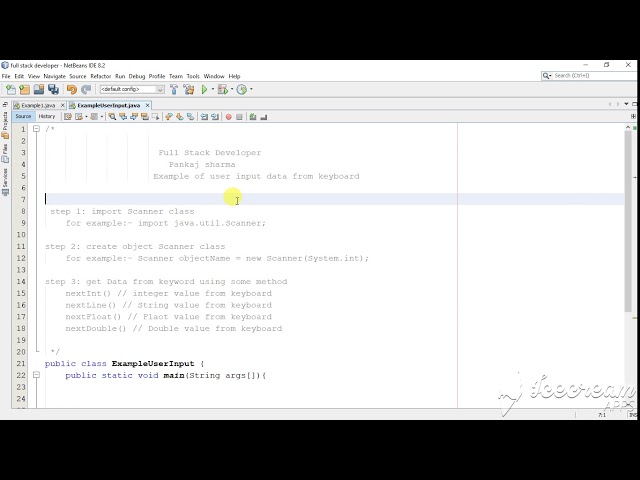 java user input from keyboard