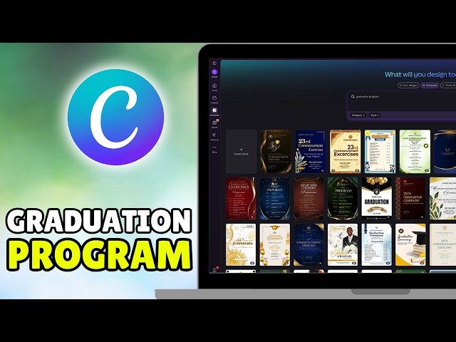 How To Make Graduation Program In Canva (2026) - Full Guide