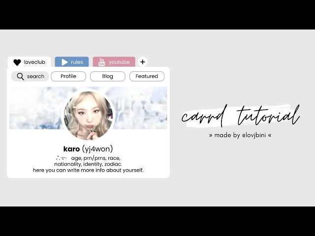 cute & clean carrd tutorial — © owner