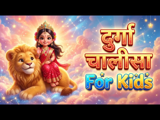 🌸 Shri Durga Chalisa for Kids | Cute 3D Animation | Chaitra Navratri Special | Bal Roop Maa Durga