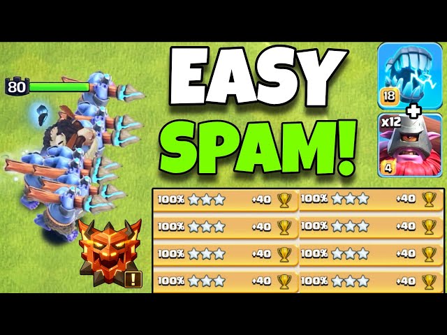 No Skill Needed! THROWERS Spam is BACK in Legend League! Best Th18 Attack strategy in Coc 