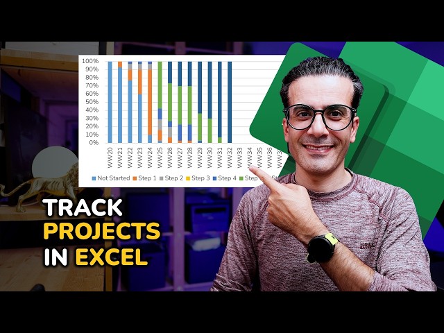 How do I track my projects using Excel