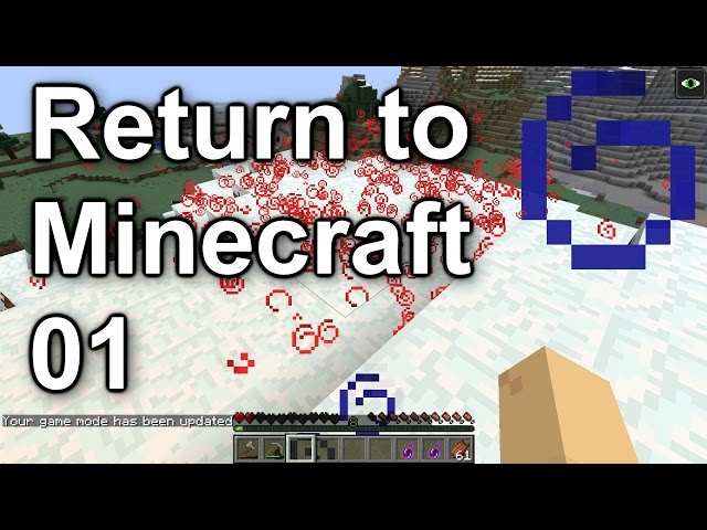 Return to Minecraft 01 Getting Started Again and Health Regen Mechanics