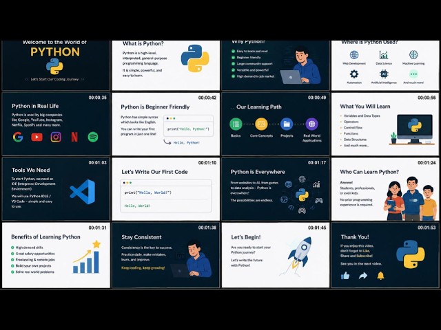 Introduction to Python | Learn Python from Scratch | Python Tutorial for Beginners | PyNexora AI