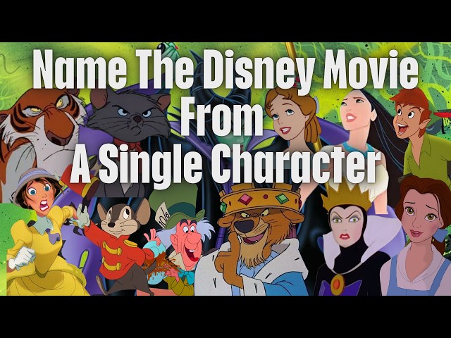 Name The Disney Movie From A Single Character [Quiz Mix Challenge]