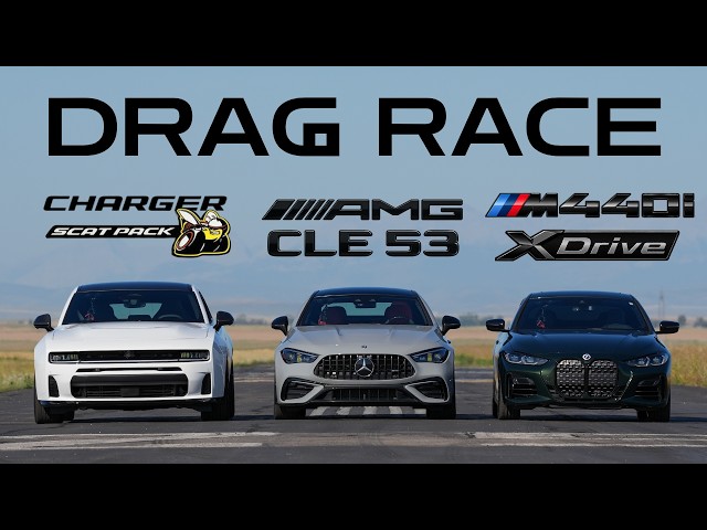 2026 Charger Scat Pack + vs 2026 AMG CLE53 vs 2024 M440i xDrive