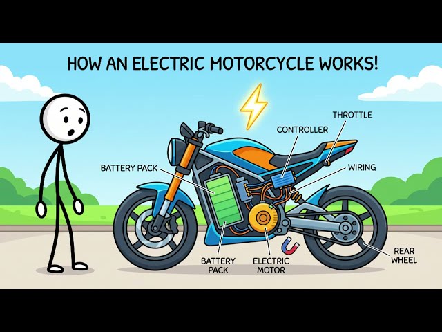 How Electric Motorcycles Work — No Magic, Just Magnets