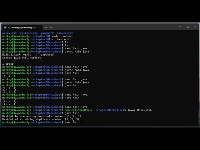 java   hashset part1
