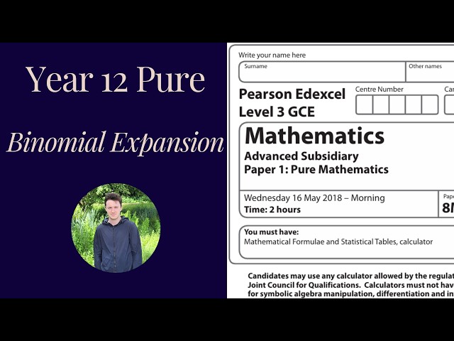 Important Binomial Expansion question you need to understand (Edexcel A-level Maths)