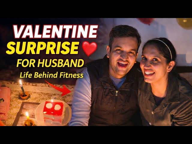 ✅ Husband Ko Diya Valentine Surprise ❤️ | Life Behind Neetu Fitness