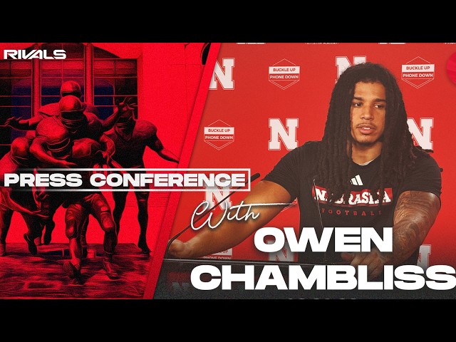 Nebraska Football: Owen Chambliss North Dakota game week press conference (Sept. 15, 2026)