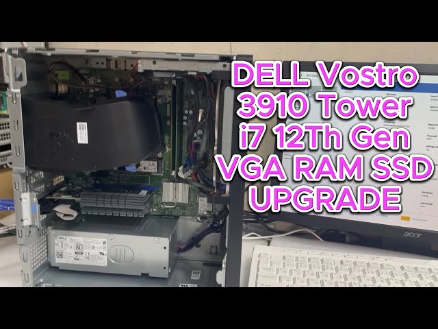 DELL Vostro 3910 Tower i7 12Th gen VGA RAM SSD upgrade | Unboxing!!