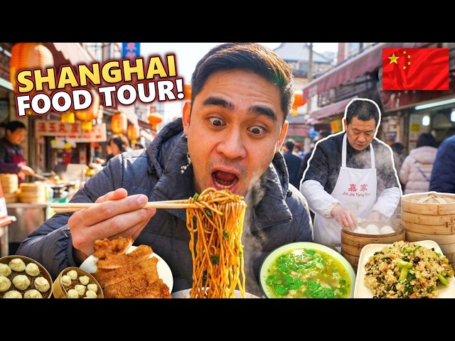 Ultimate Shanghai CHINESE Street Food Tour! 14 Hour Food Crawl in China!