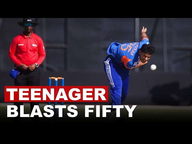 Teenage Batting Sensation Vaibhav Sooryavanshi Destroys Zimbabwe Attack