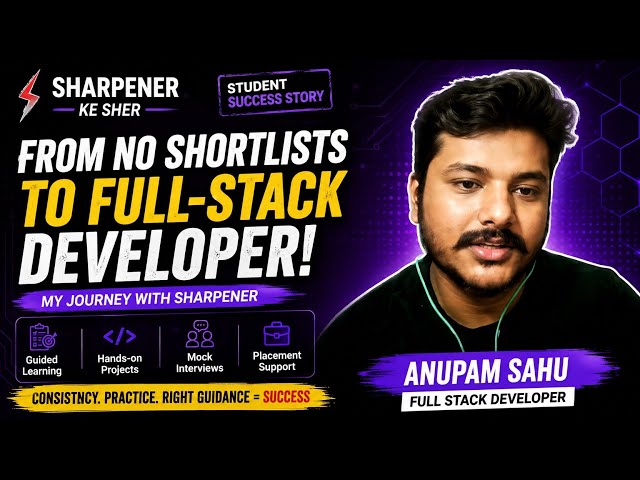 🚀 From No Shortlists to a Full-Stack Developer