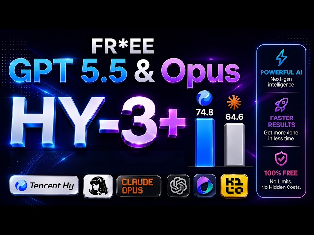 Tencent Hy3 — This Open Source Model BEATS GPT 5.5 and Claude AI