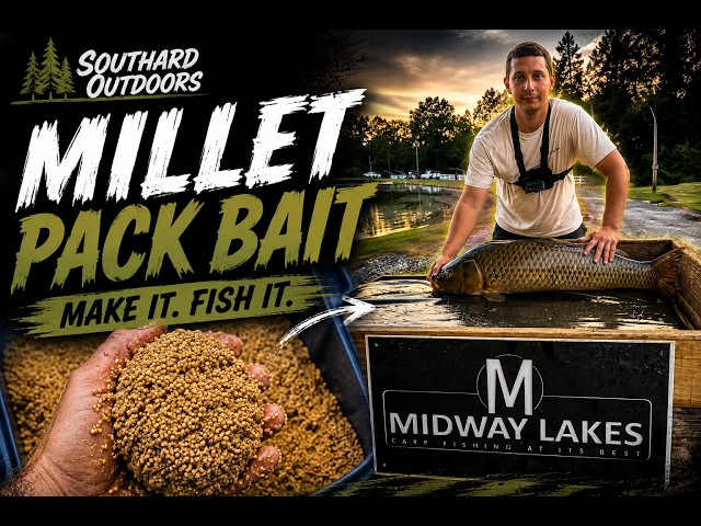 How to Make Millet Pack Bait for Carp Fishing + Fishing With It!