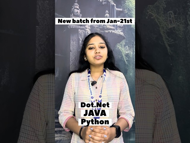 JAVA, Dot.Net, Python- New Batch from Jan 21st😍| #java #python #dotnet #fullstackdeveloper #viral