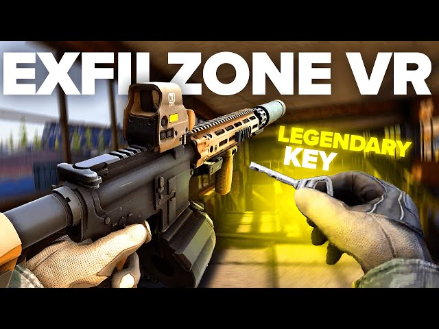 We Hit the FIRST EVER LEGENDARY VAULT in the BRAND NEW VR Extraction Shooter | ExfilZone