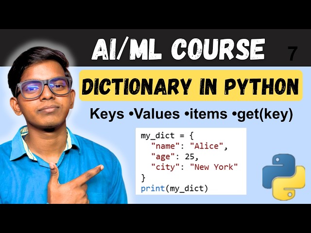 Python Dictionaries in Telugu | AI/ML Course for Beginners | Karma Batch EP-9
