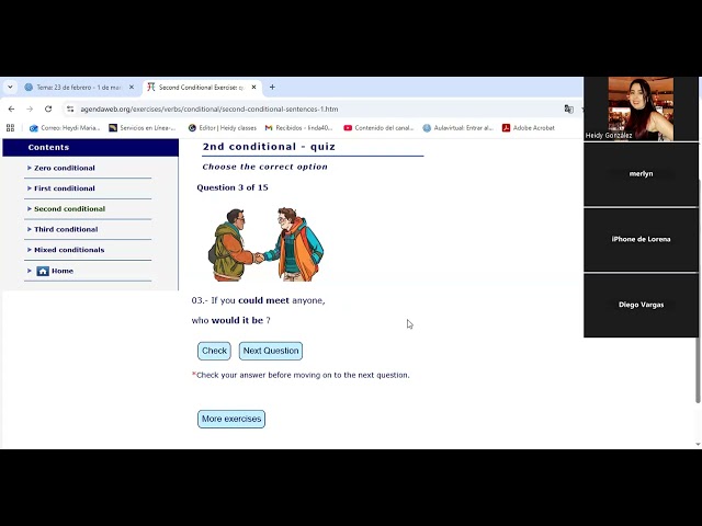 Second conditional practices