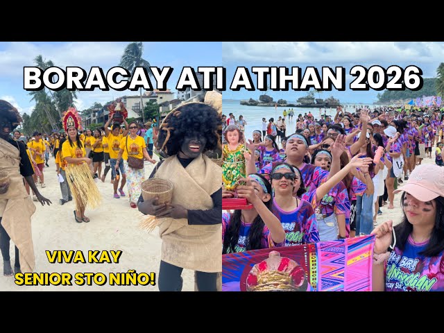 Look! BORACAY Philippines | Ati Atihan Festival 2026 | Highlights | White Beach | January 11 2026