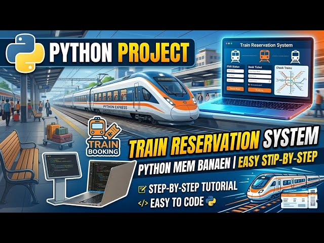 👉 Train Reservation System | Python OOP Project Presentation | Complete Explanation