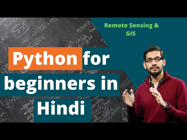 Python for GIS and Remote Sensing | Beginner’s Tutorial with Jupyter Notebook