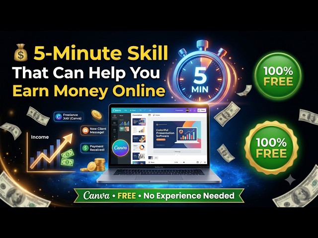 5-Minute Canva Skill That Can Help You Earn Money Online | FREE Beginner Tutorial