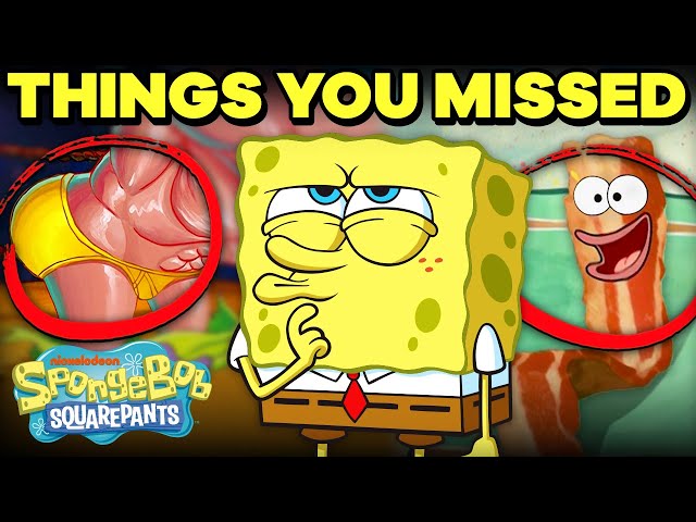 Easter Eggs & Background Details You Never Noticed From ICONIC Episodes! 👀 | SpongeBob