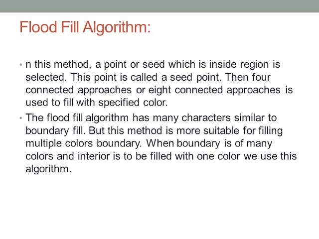 Interactive Computer Graphics: AREA FILLING TECHNIQUES