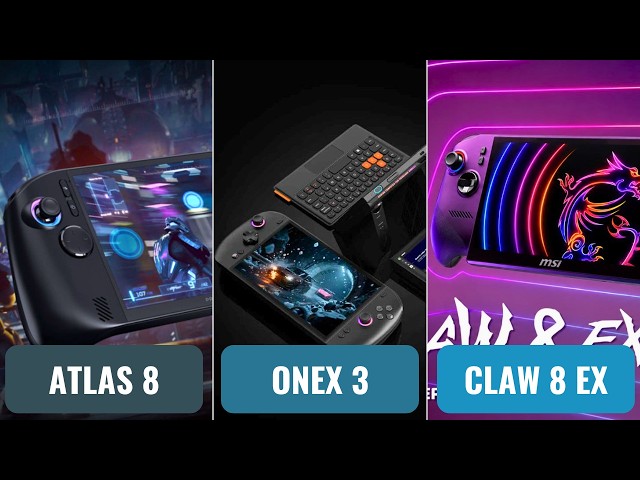 MSI Claw 8 EX, Acer Atlas 8 & OneXPlayer: Computex 2026 Roundup!