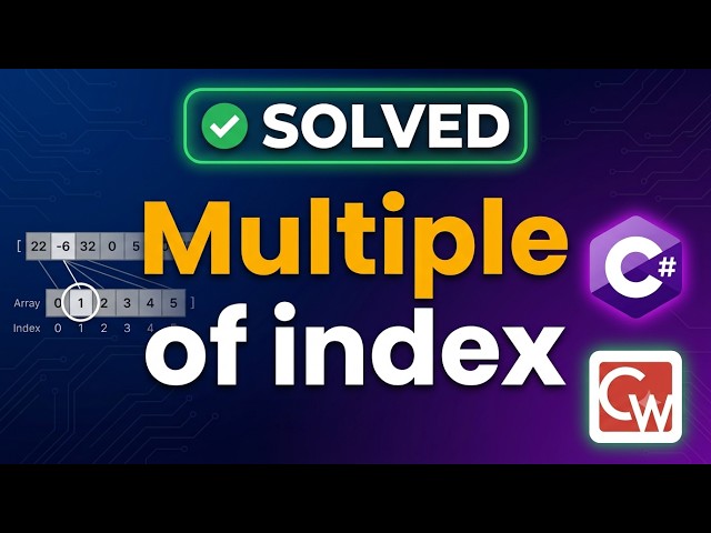 Solving "Multiple of index" in C# | Codewars 8 Kyu Walkthrough