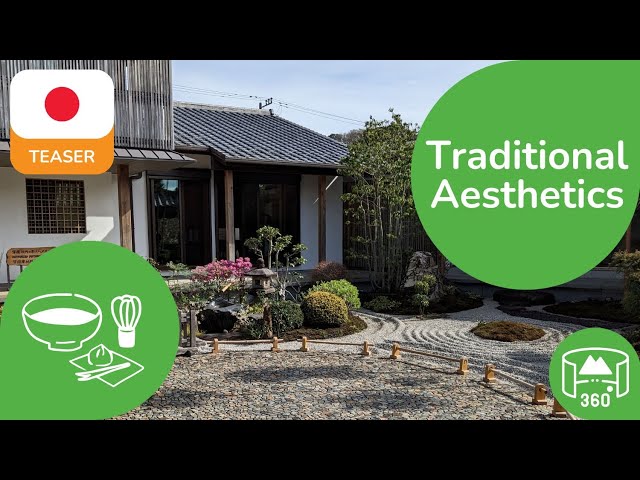 Traditional Japanese Aesthetics | 360 8K3D Teaser | Learn Japanese in VR | DYNAMIC LANGUAGES