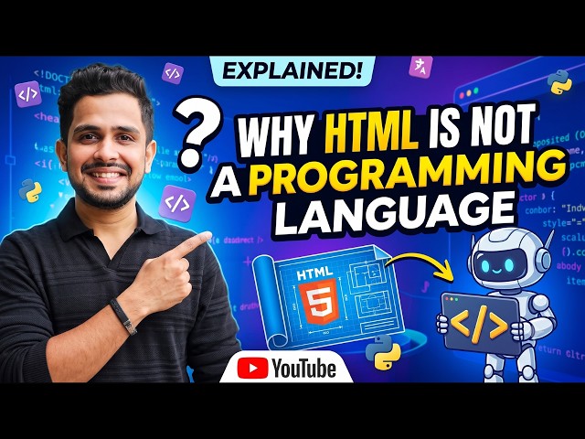 HTML Builds Websites... So Why Isn't It a Programming Language?