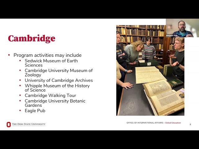 England: Evolution in Darwin's World and Ours | Information Session Recording 2026