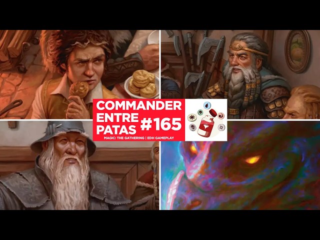 Commander Between Buddies #165: The Hobbit 2 - Bilbo vs Thorin vs Smaug vs Gandalf | EDH | MTG
