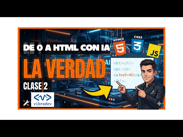La VERDAD sobre el Frontend: De 0 a HTML con IA (Clase 2)