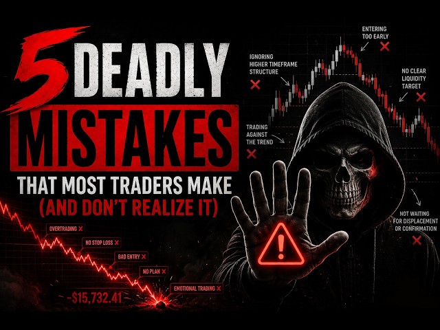 5 Smart Money & ICT Trading Mistakes You Don’t Know You’re Making!