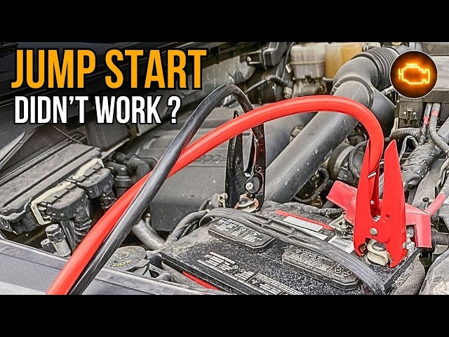 Car Won’t Start Even With a Jump Here’s What It Really Means