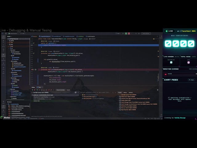 🔴 Live :: Coding my own String Processor Library | Debugging #java  #live #coding