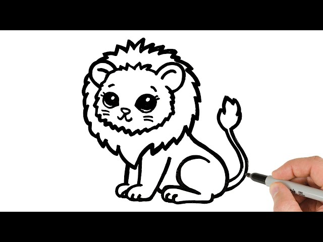 How to Draw a Lion | Step-by-Step Tutorial!