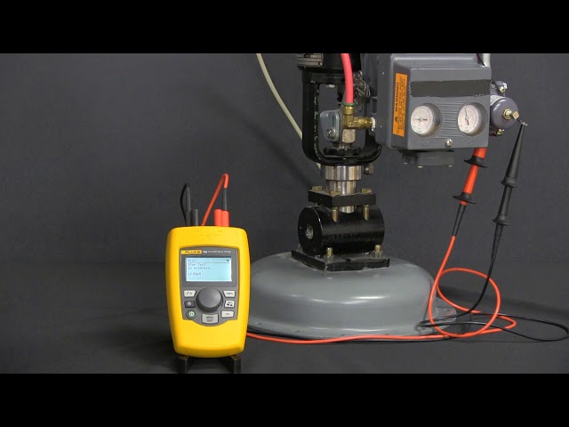 Fluke 710 mA Loop Valve Tester - Step Test Demo
