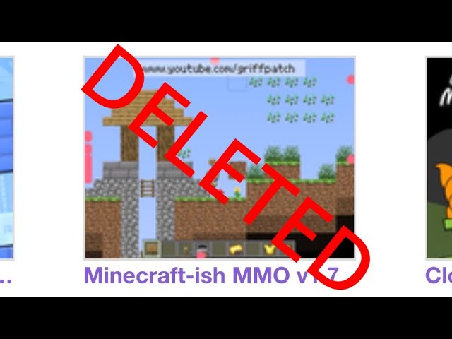 @griffpatch's Minecraft-ish MMO is G O N E